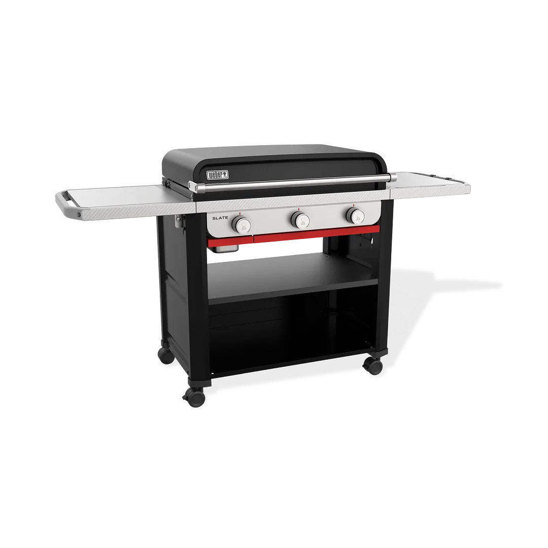 Weber Slate 30" Rust Resistant Griddle Black 30" Built In Propane Griddle