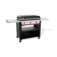 Weber Slate 30" Rust Resistant Griddle Black 30" Built In Propane Griddle