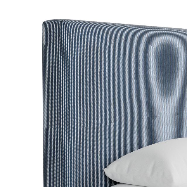 Grayton Lucy Navy 54" Upholstered Platform Bed