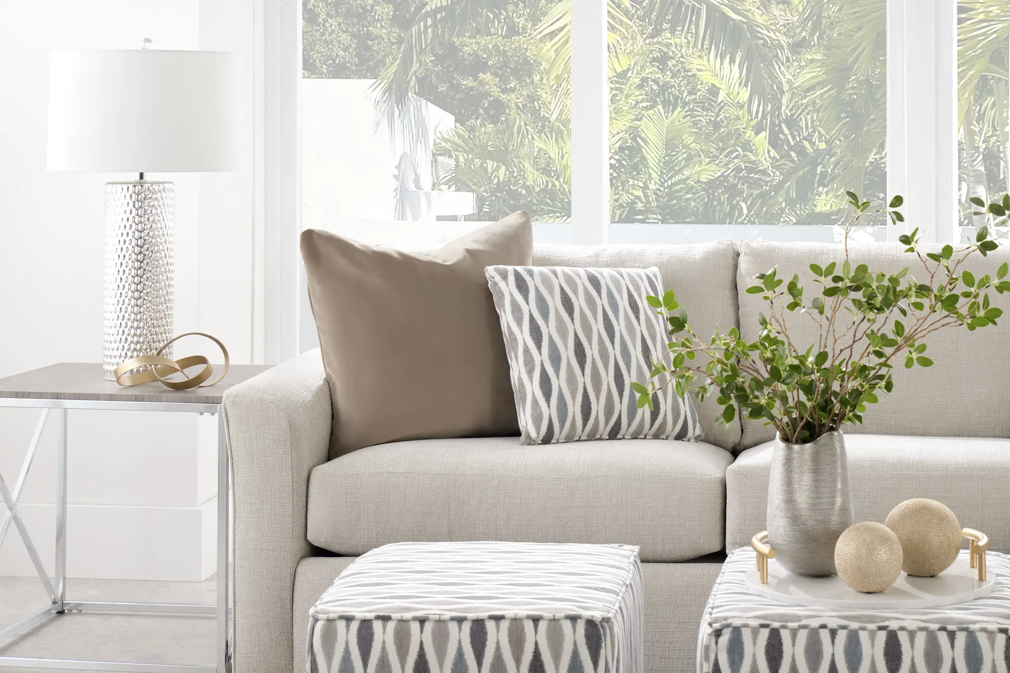 Maxie Light Beige Micro Small Right Bumper Sectional Maxie Light Beige Micro Small Right Bumper Sectional