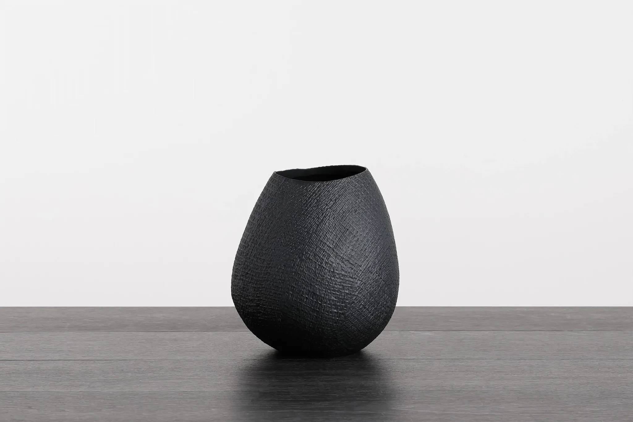 Fawn Black Vase