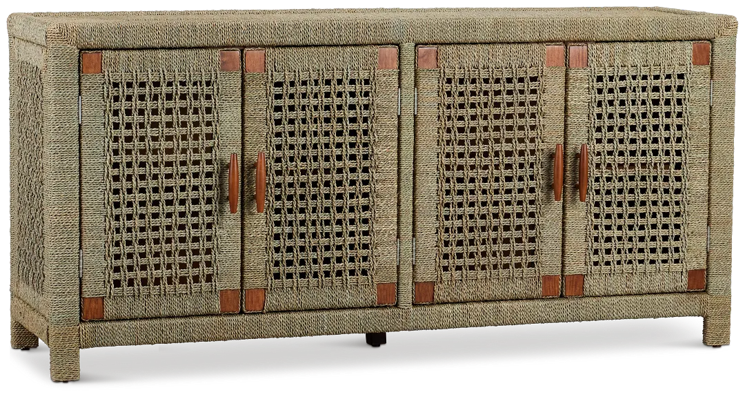 Costas Mid Tone Woven Cabinet