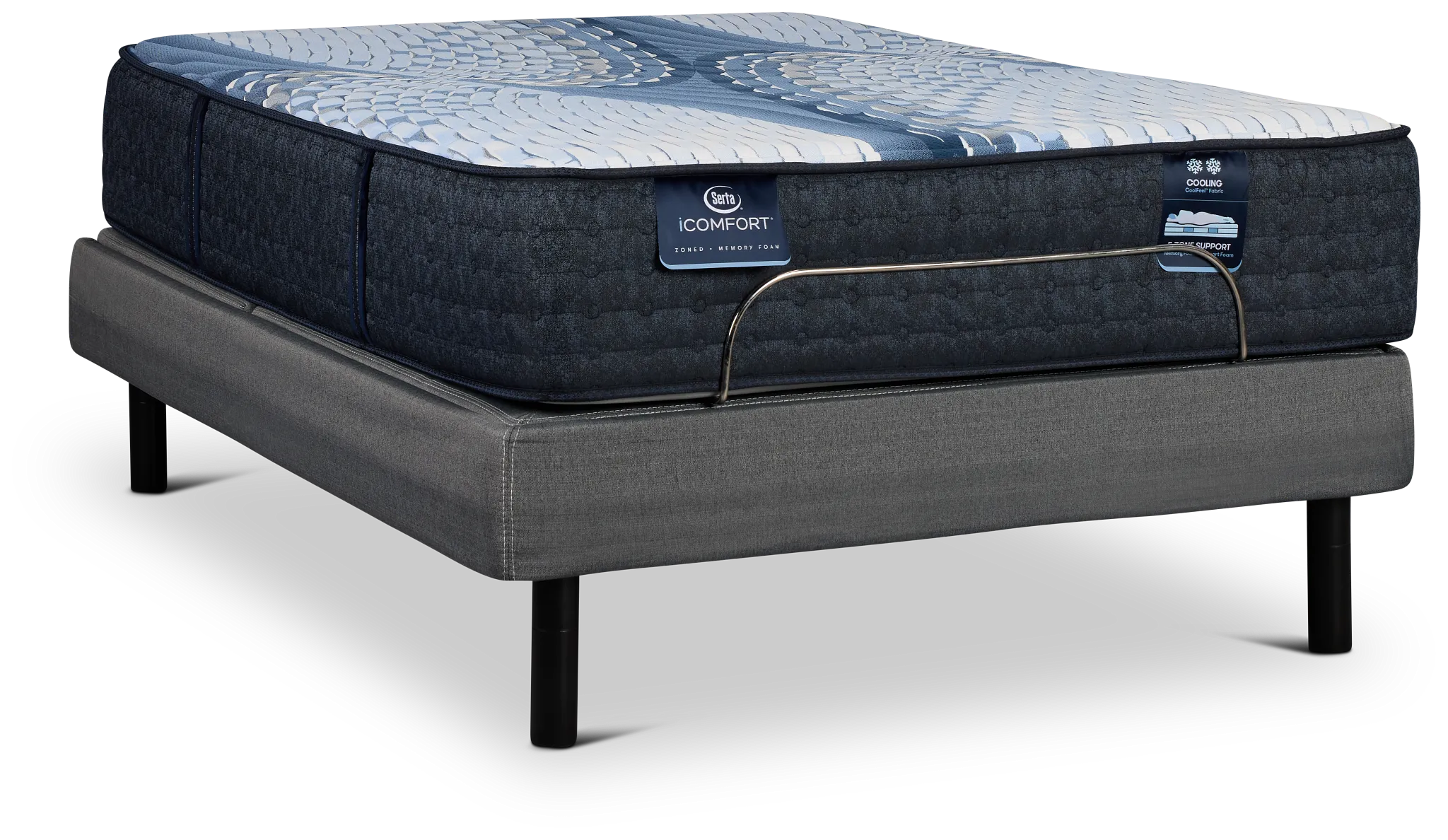 Serta Icomfort Aveda Plush Motion Perfect 4 Adjustable Base Set