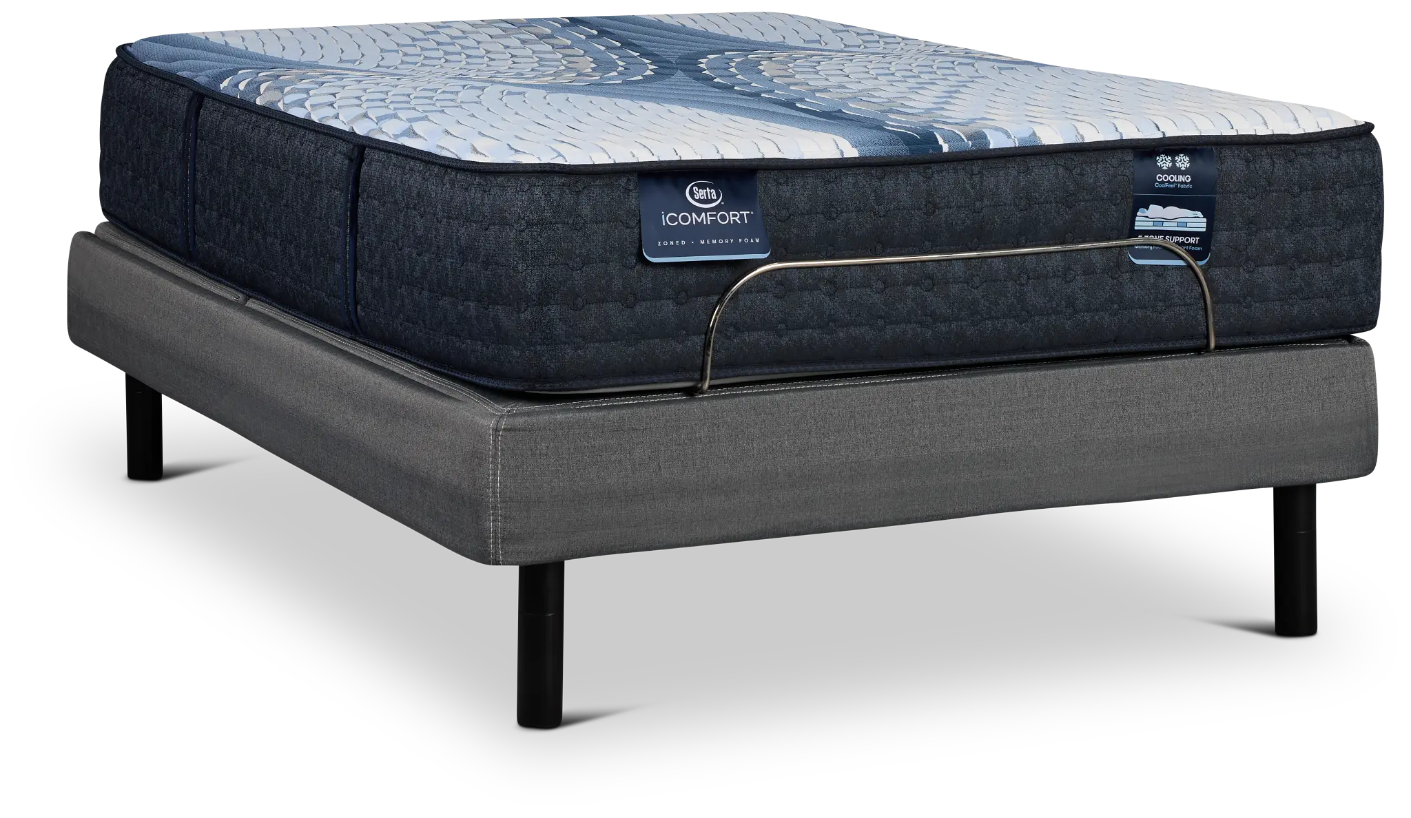 Serta Icomfort Aveda Plush Motion Perfect 4 Adjustable Base Set Serta Icomfort Aveda Plush Motion Perfect 4 Adjustable Base Set