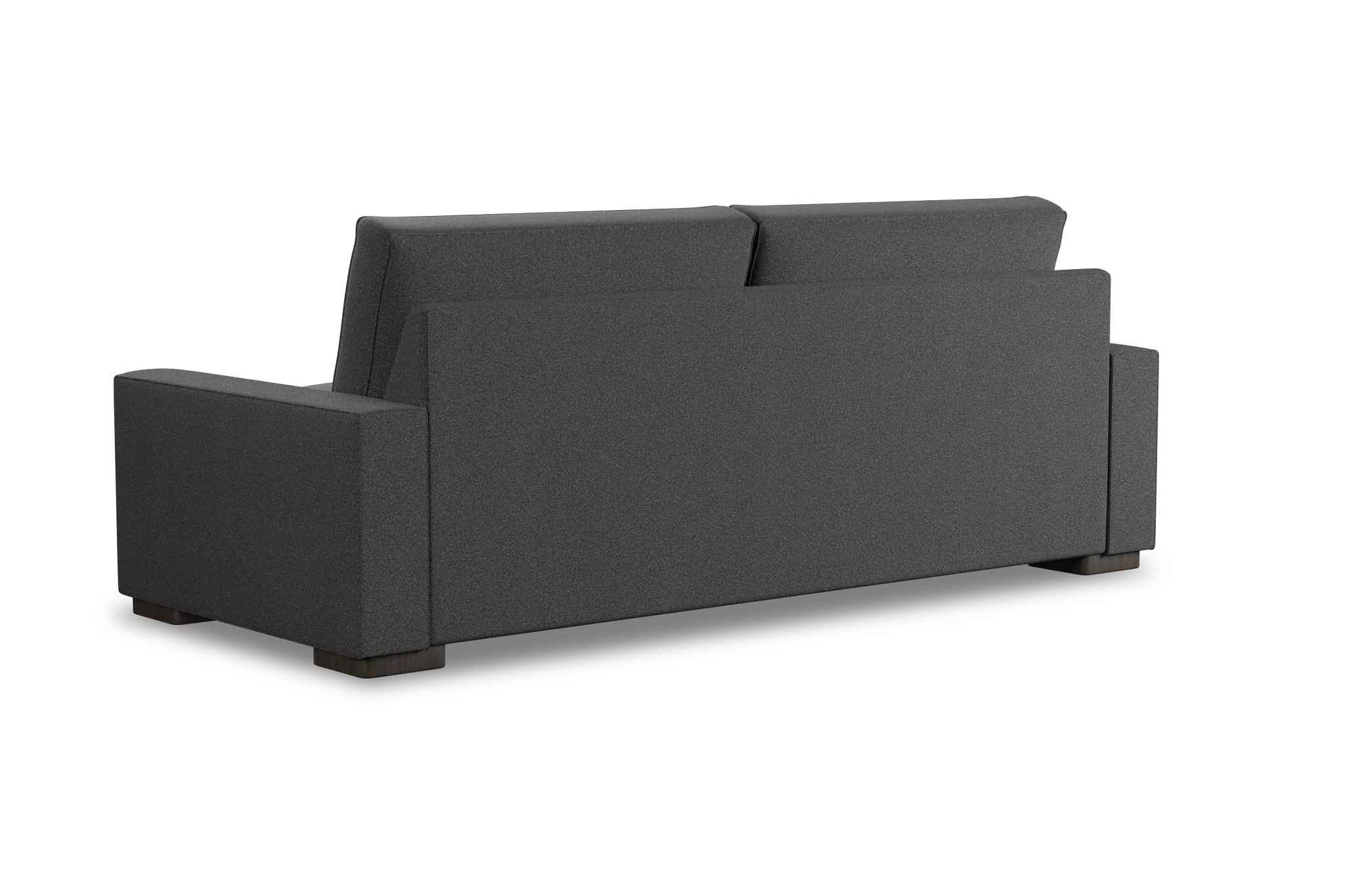 Edgewater Delray Dark Gray 96" Sofa W/ 2 Cushions Edgewater Delray Dark Gray 96" Sofa W/ 2 Cushions