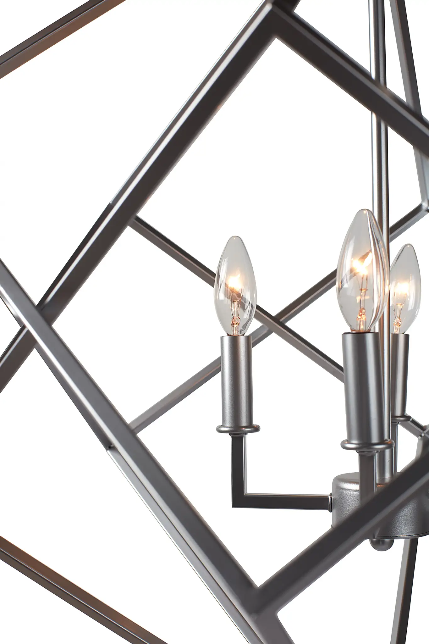 Cage Silver Chandelier Cage Silver Chandelier