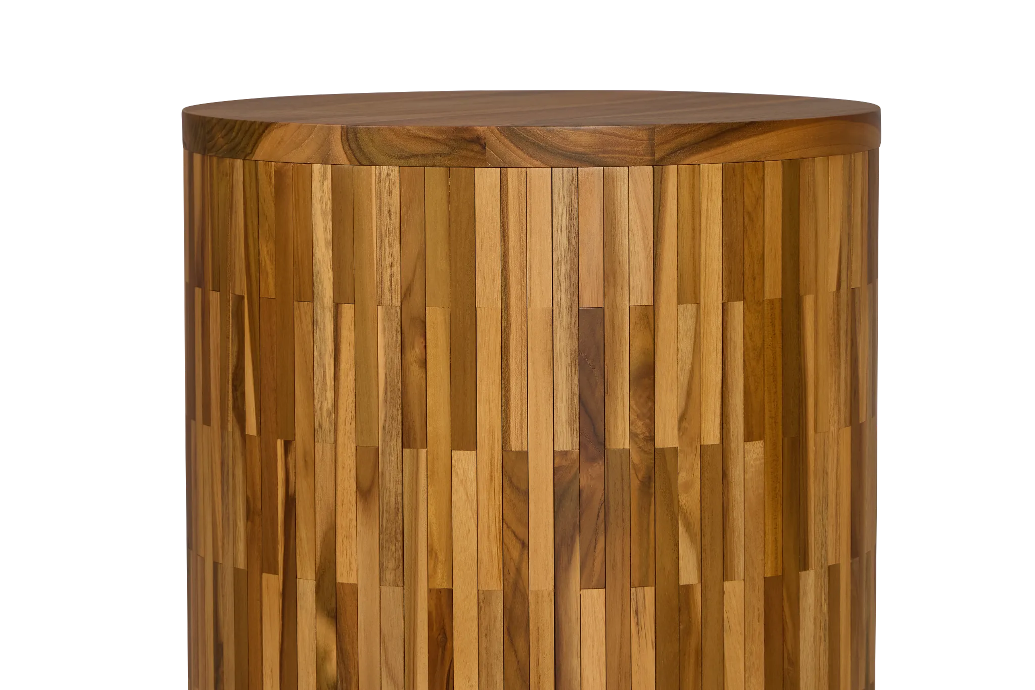 Haven Mid Tone Teak Round End Table