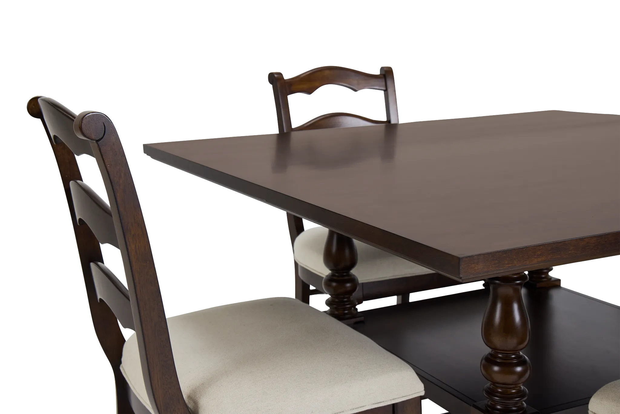 Savannah Dark Tone High Table & 4 Barstools