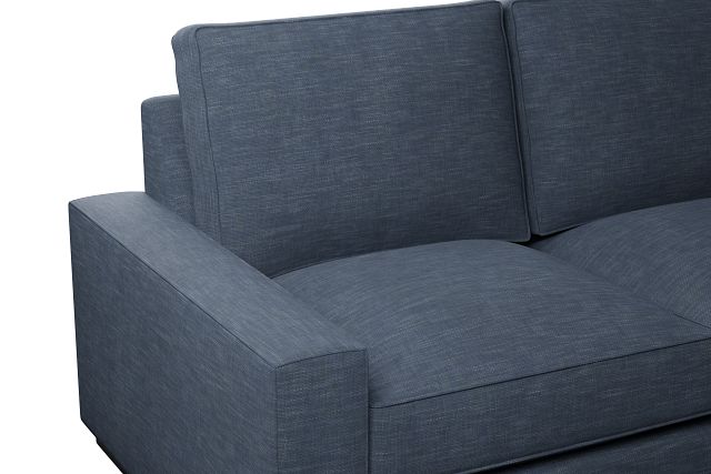 Edgewater Elevation Dark Blue Right Chaise Sectional