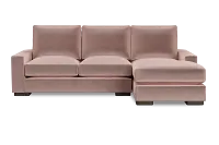 Edgewater Joya Light Pink Right Chaise Sectional
