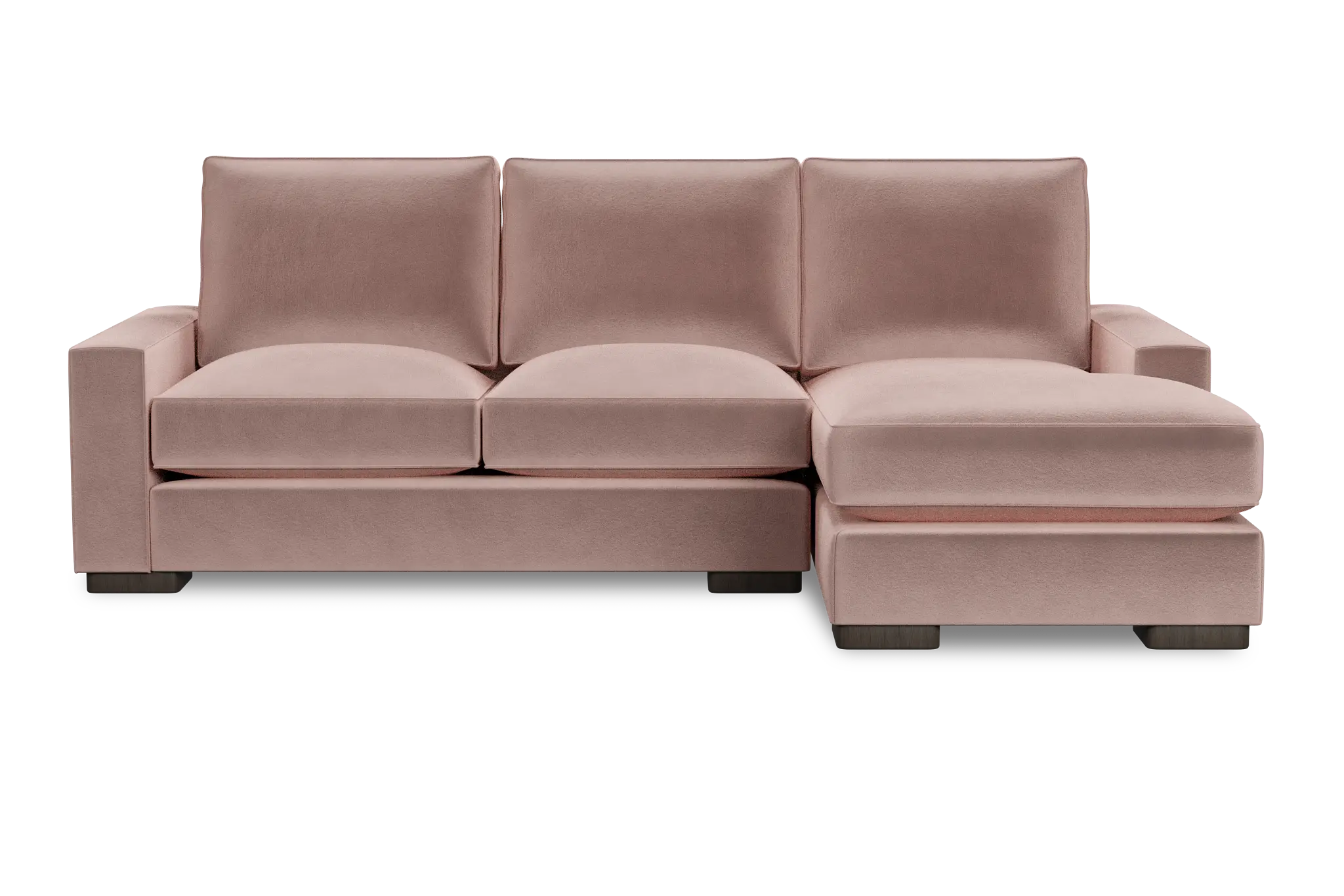 Edgewater Joya Light Pink Right Chaise Sectional Edgewater Joya Light Pink Right Chaise Sectional