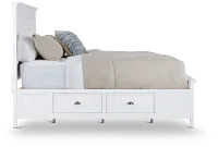 Heron Cove White Panel Storage Bed