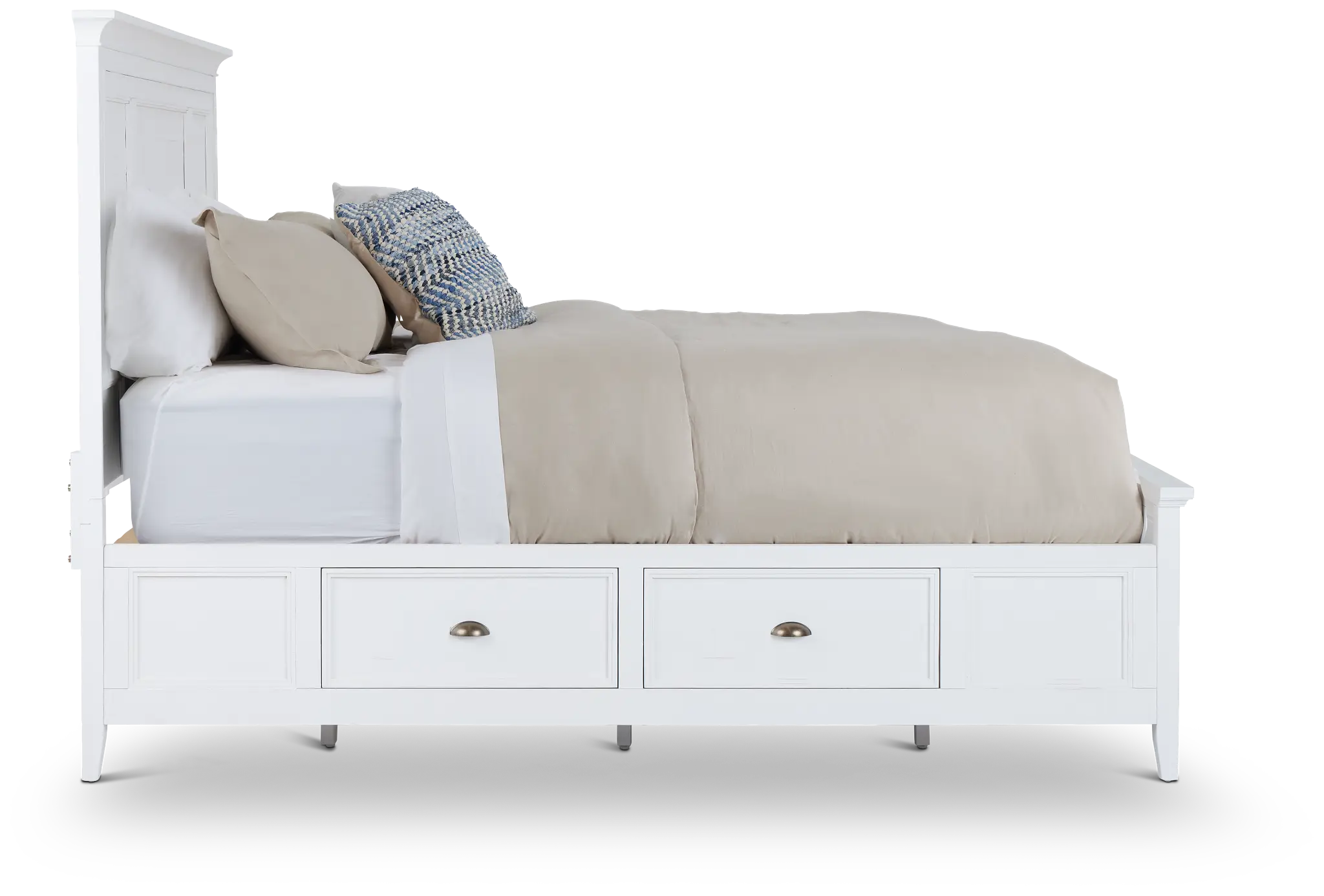 Heron Cove White Panel Storage Bed Heron Cove White Panel Storage Bed