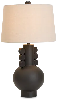 Heremon Black Table Lamp