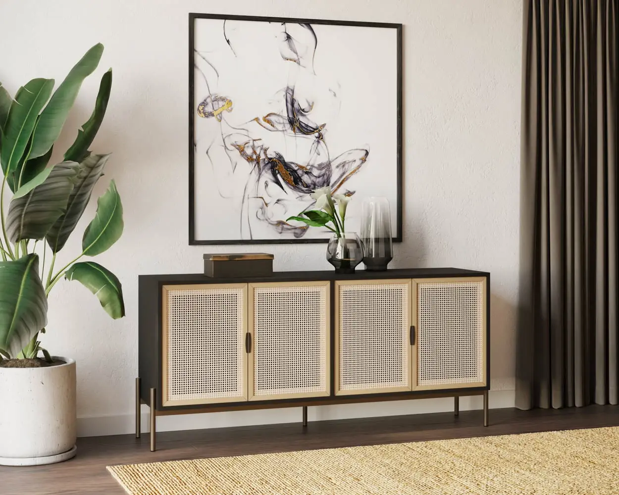 Roark Black Sideboard Roark Black Sideboard