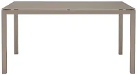 Lisbon Khaki 60" Rectangular Table
