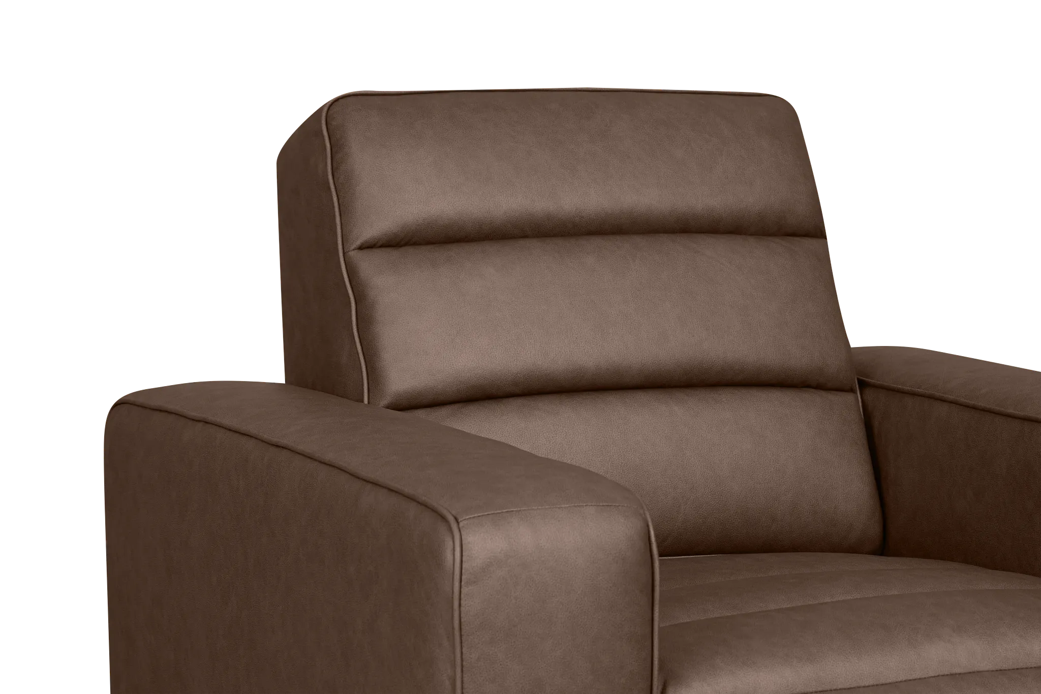 Sawyer Dark Brown Micro Power Recliner