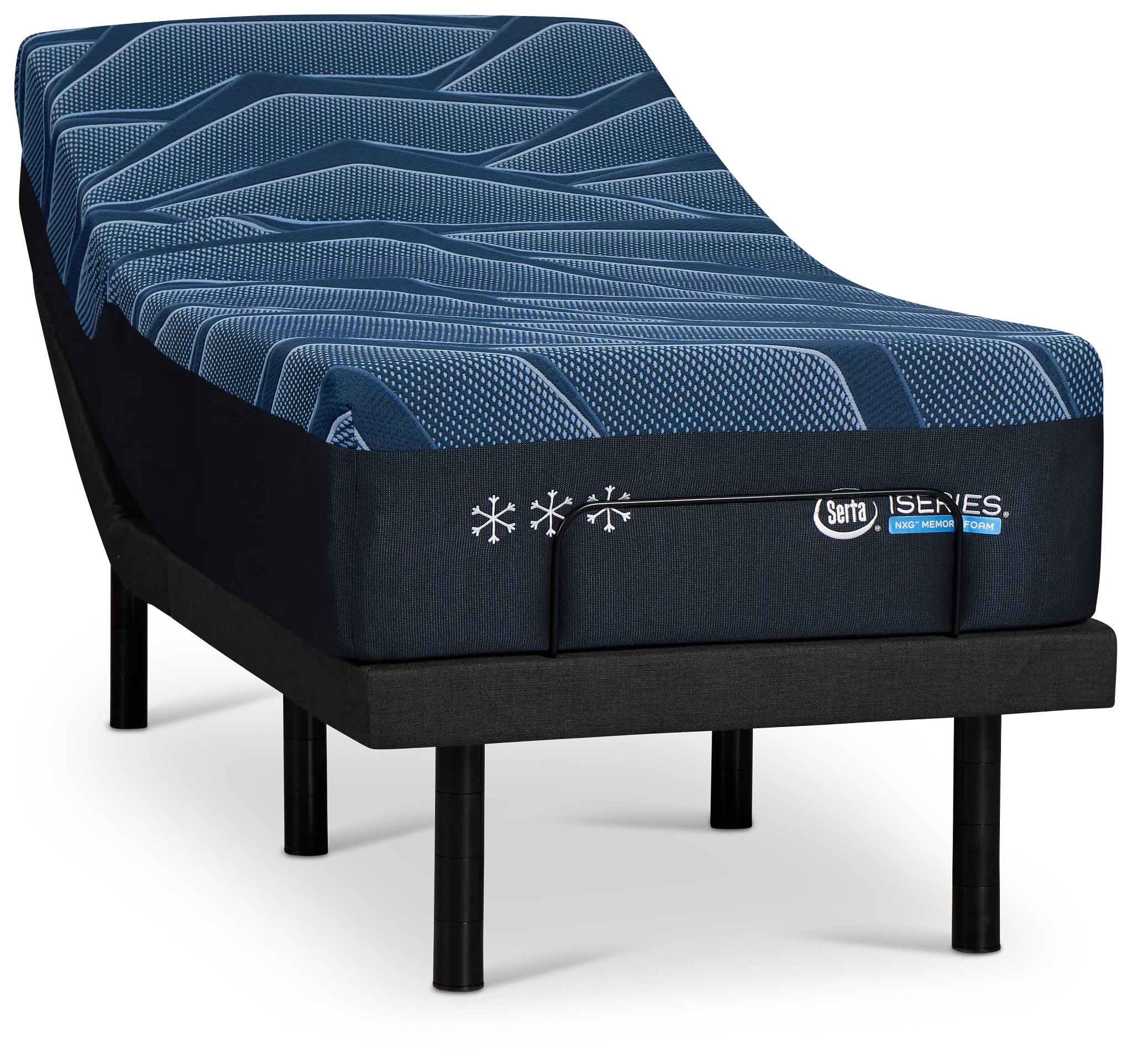 Iseries Nxg3500 13.5" Medium Baselogic Platinum Adjustable Base Mattress Set