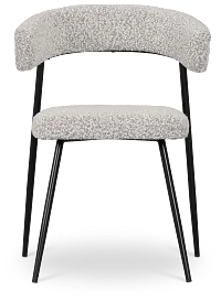 Brela Light Gray Upholstered Side Chair