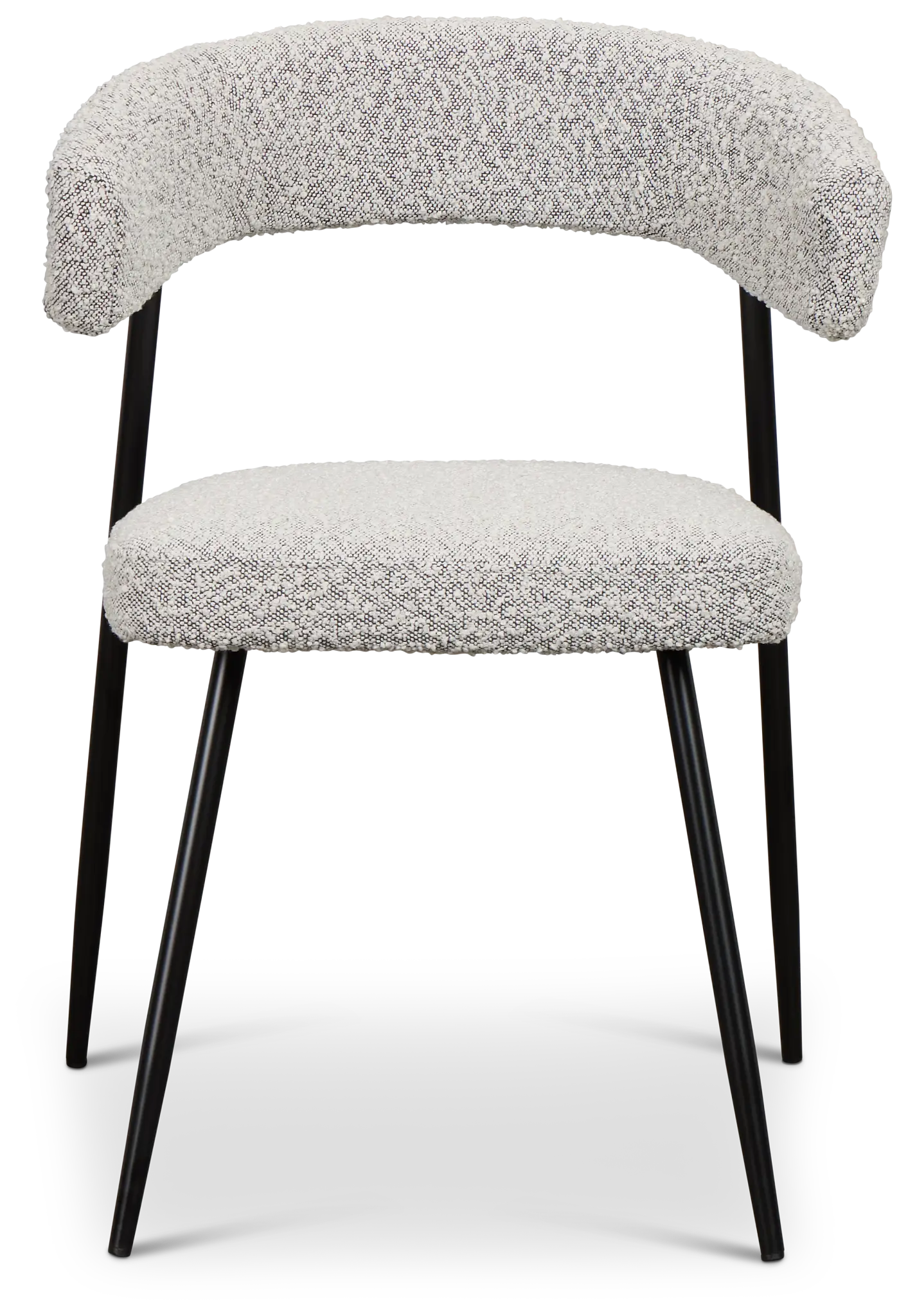 Brela Light Gray Upholstered Side Chair Brela Light Gray Upholstered Side Chair