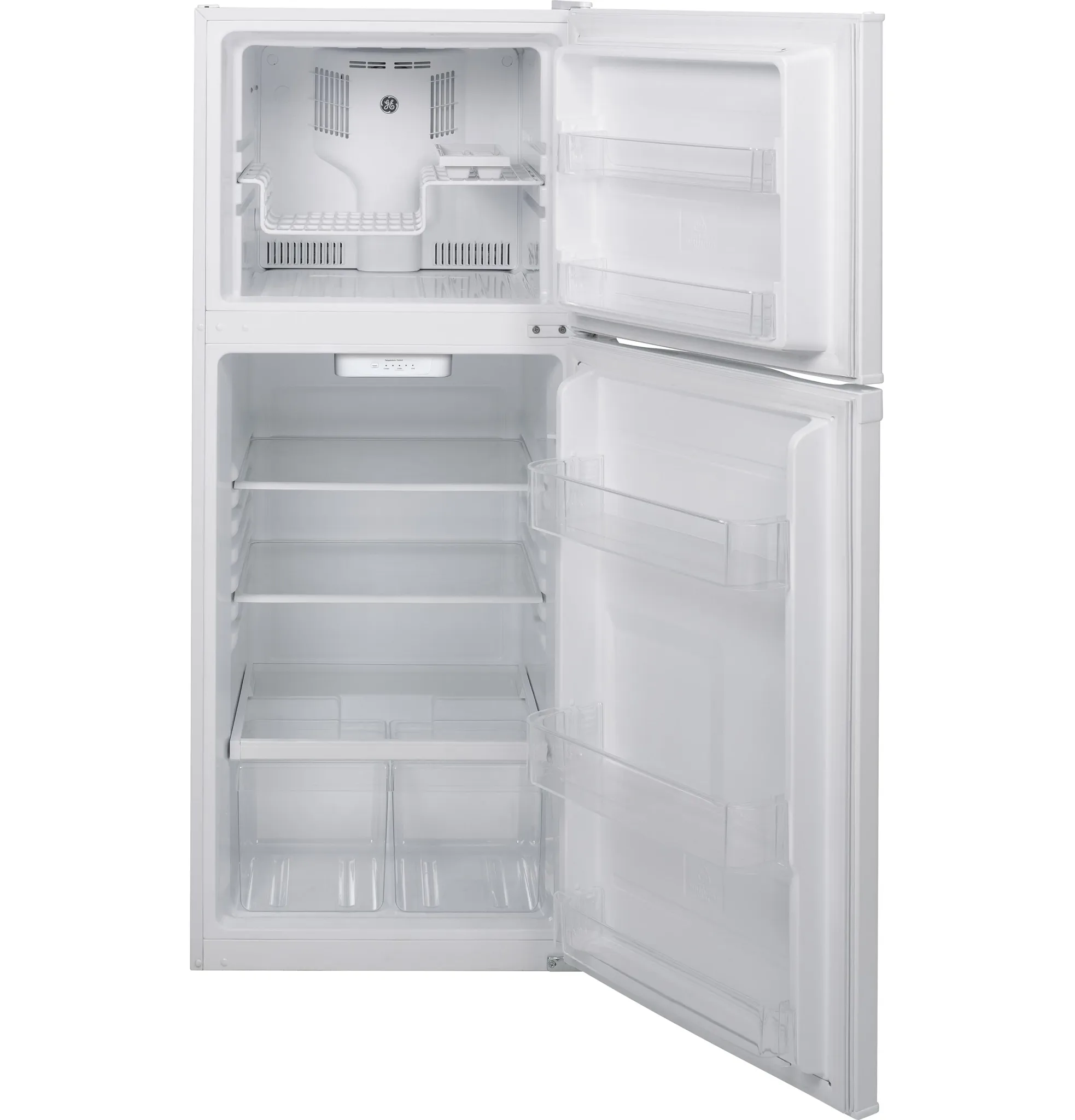 Ge 12 Series White Top Freezer Refrigerator
