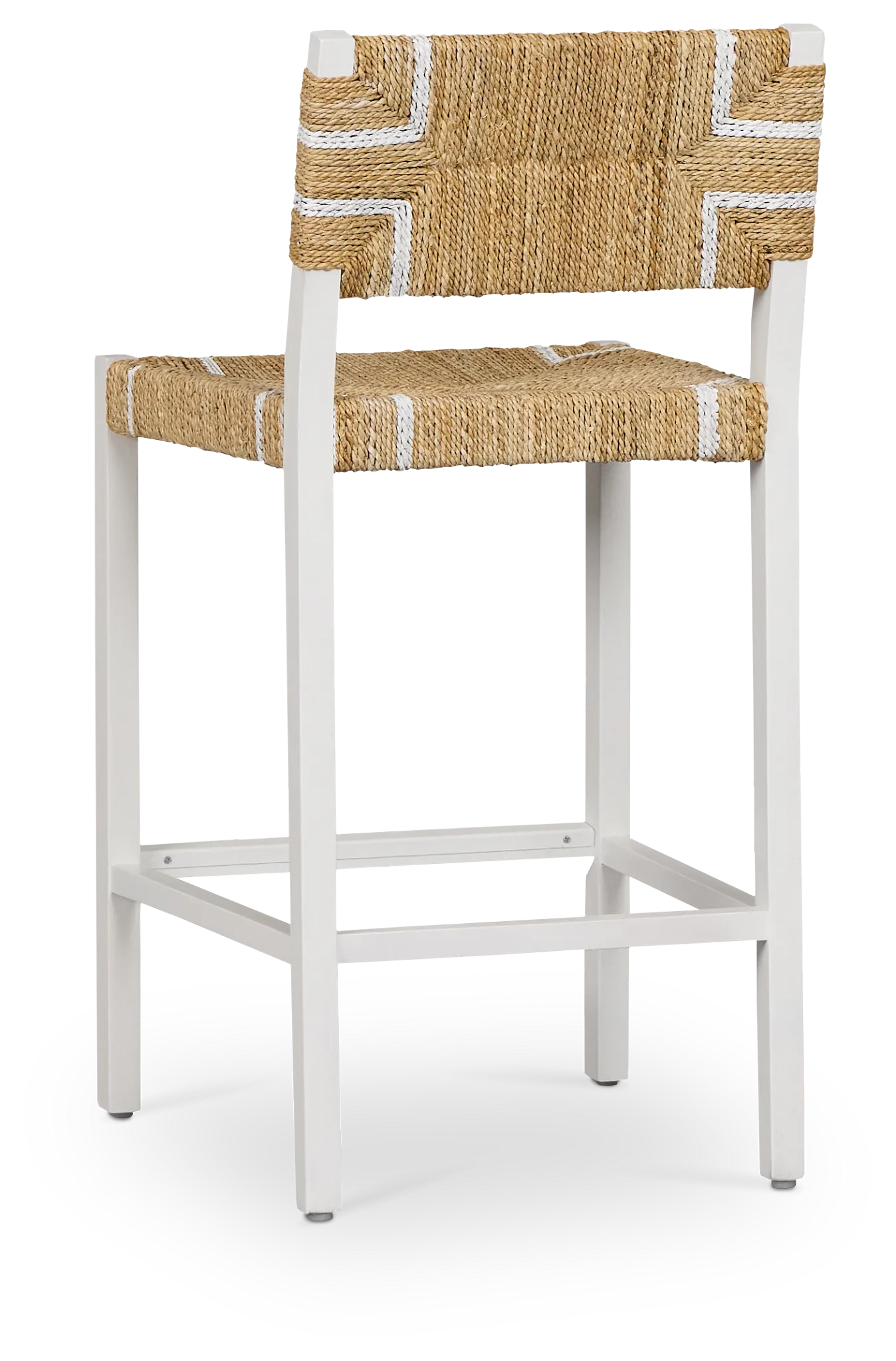Nantucket Light Tone Woven 24" Woven Barstool