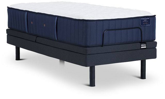 Stearns & Foster Hurston Luxury Cushion Firm Ergo Extnd Sleeptracker Adjustable Mattress Set (1)