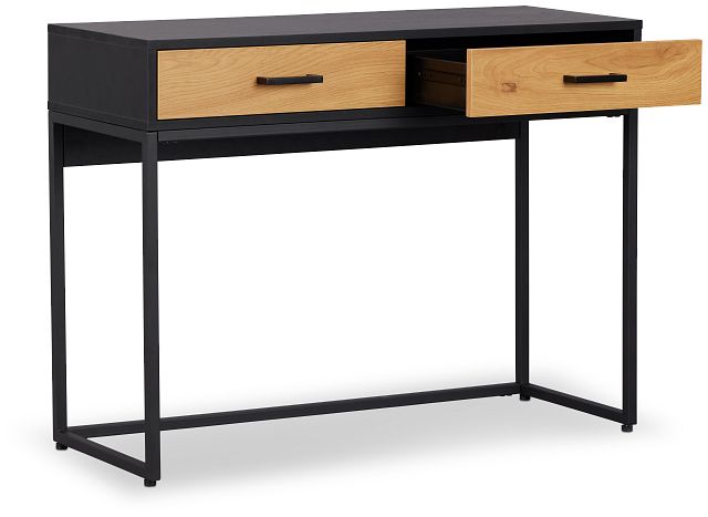 Anders Black 2-drawer Console Table (2)