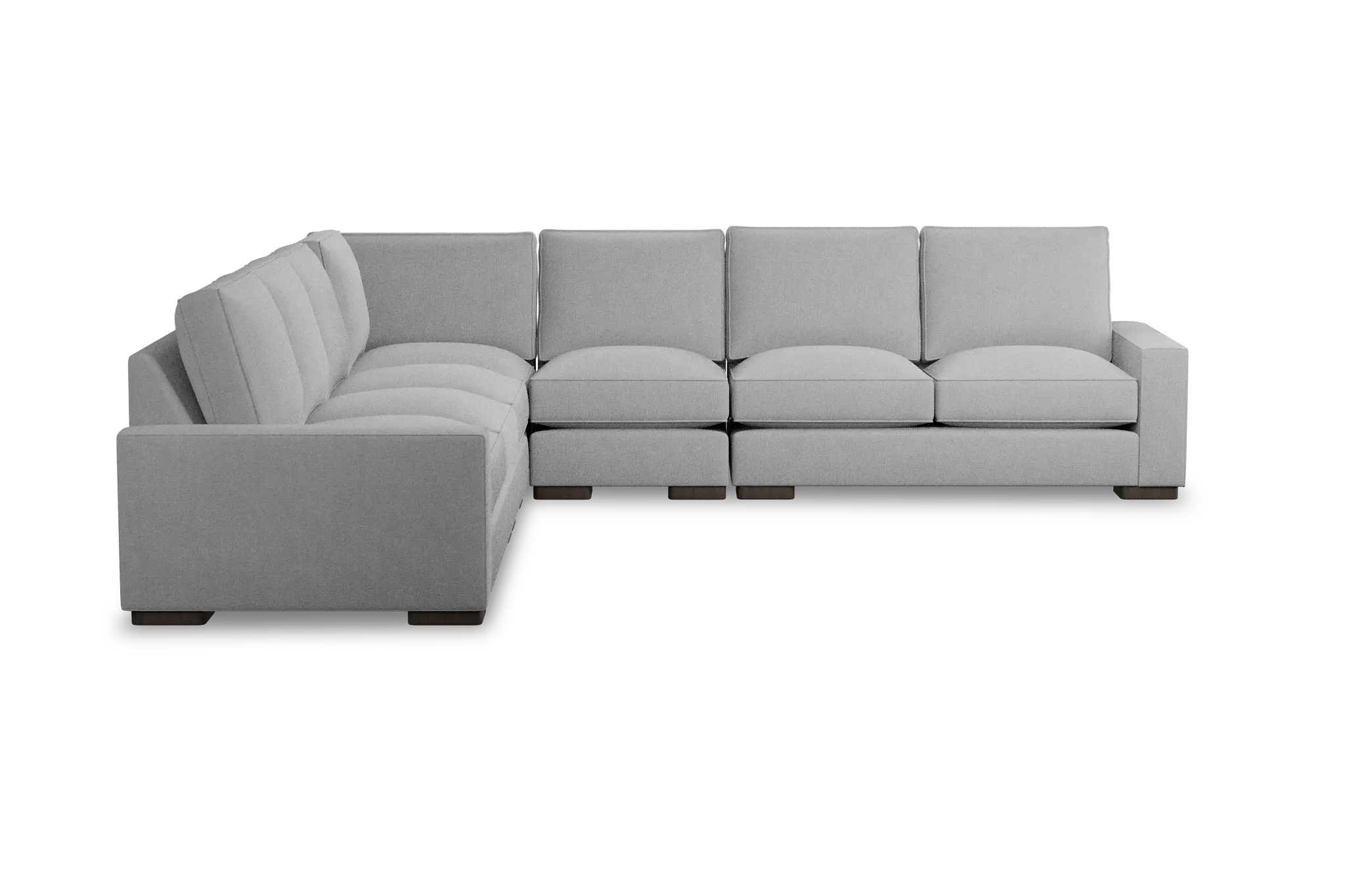 Edgewater Suave Gray Large Two-arm Sectional Edgewater Suave Gray Large Two-arm Sectional