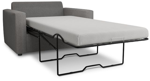 Siesta Peyton Gray Fabric Memory Foam Sleeper