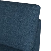Citymod Blue Fabric Armless Chair