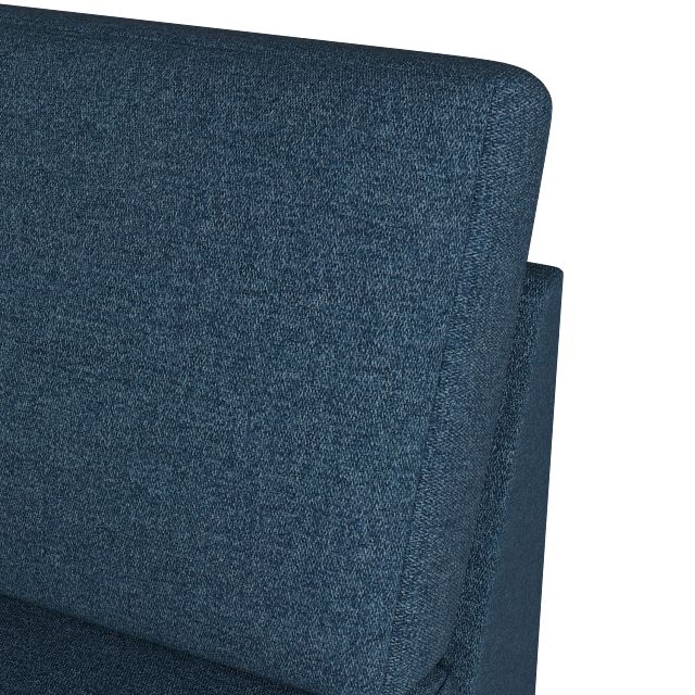 Citymod Blue Fabric Armless Chair