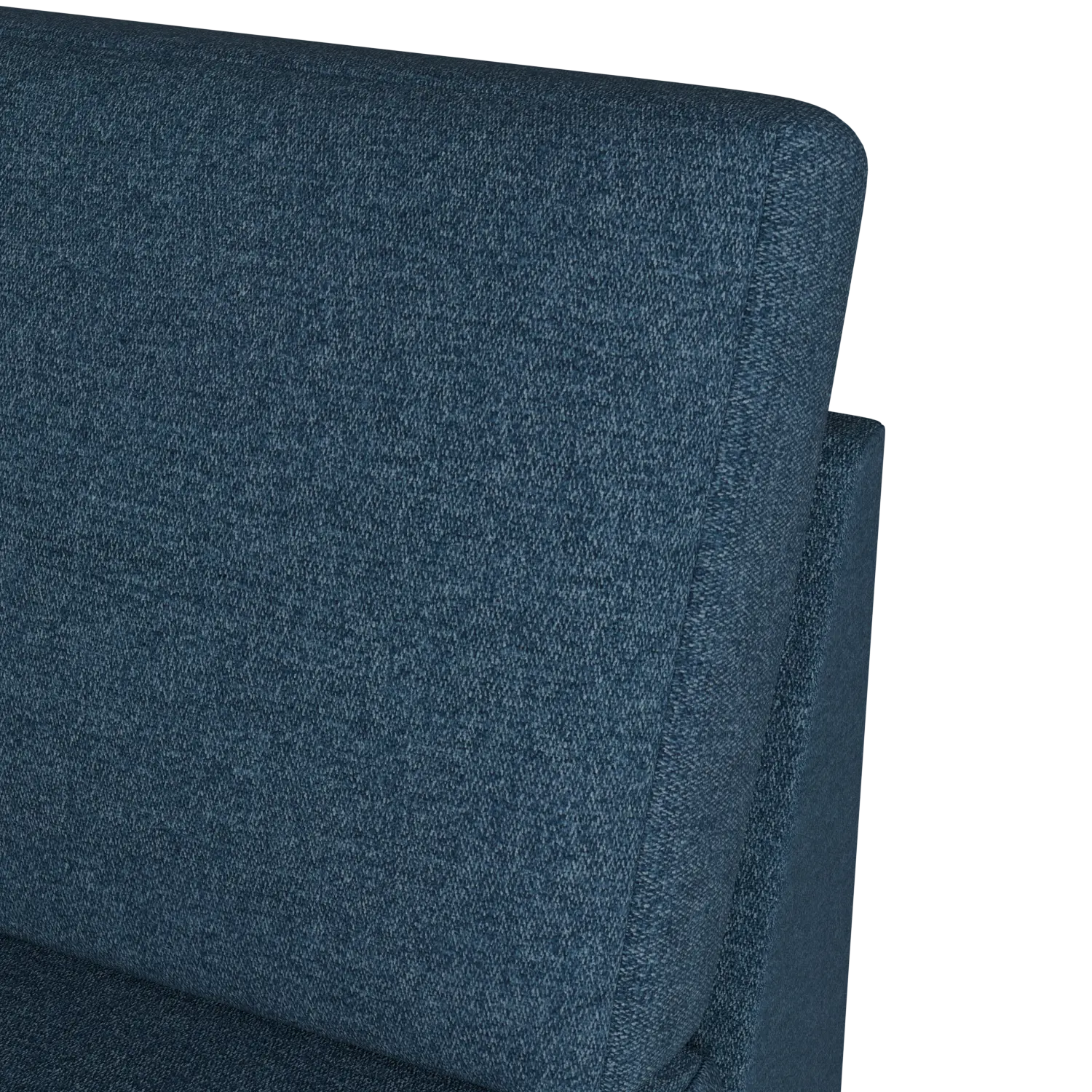 Citymod Blue Fabric Armless Chair Citymod Blue Fabric Armless Chair