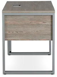 Clark Gray Dropdwn Dr Desk