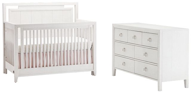 Ashton Ivory Crib Bedroom