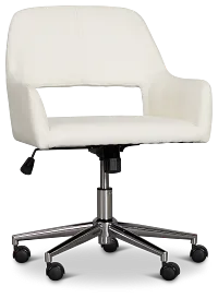 Hadley White Desk Chair
