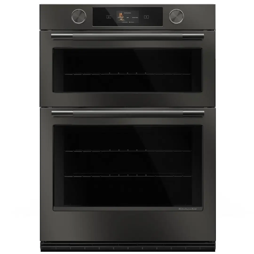 Kitchenaid 730 Series Black Electric Oven And Microwave Combo Kitchenaid 730 Series Black Electric Oven And Microwave Combo