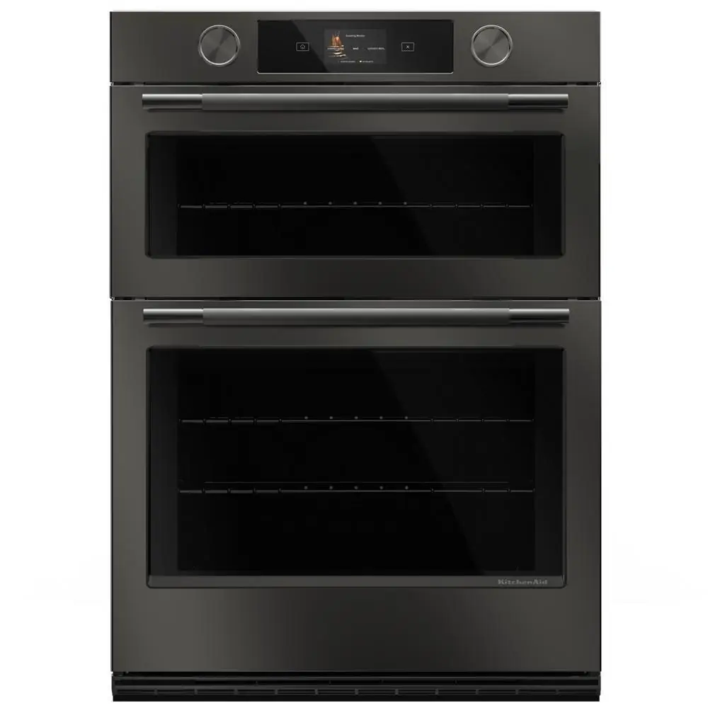 Kitchenaid 730 Series Black Electric Oven And Microwave Combo Kitchenaid 730 Series Black Electric Oven And Microwave Combo