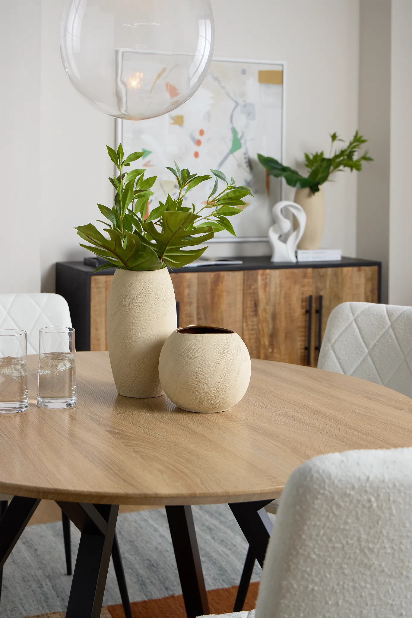 Enya Brown Medium Vase