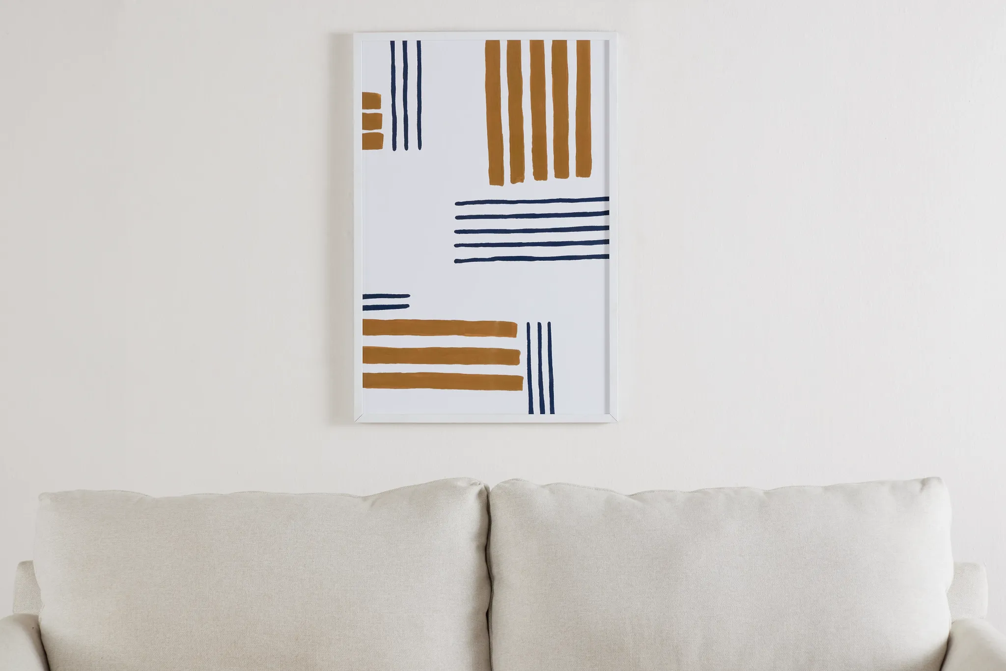 Slater Beige Framed Wall Art