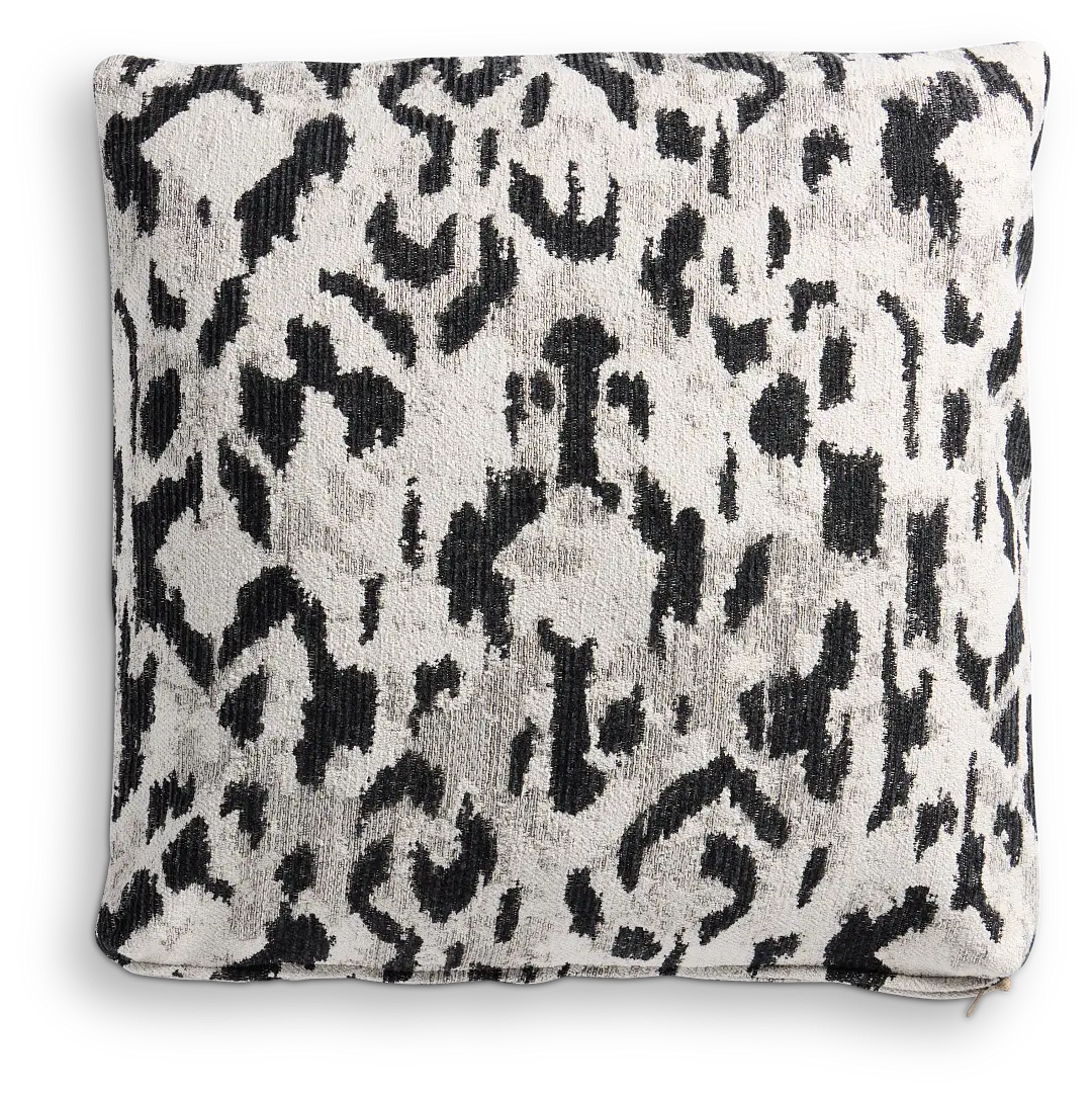 Aurora Black 18" Square Accent Pillow Aurora Black 18" Square Accent Pillow