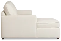 Tate Light Beige Fabric Left Chaise Sectional