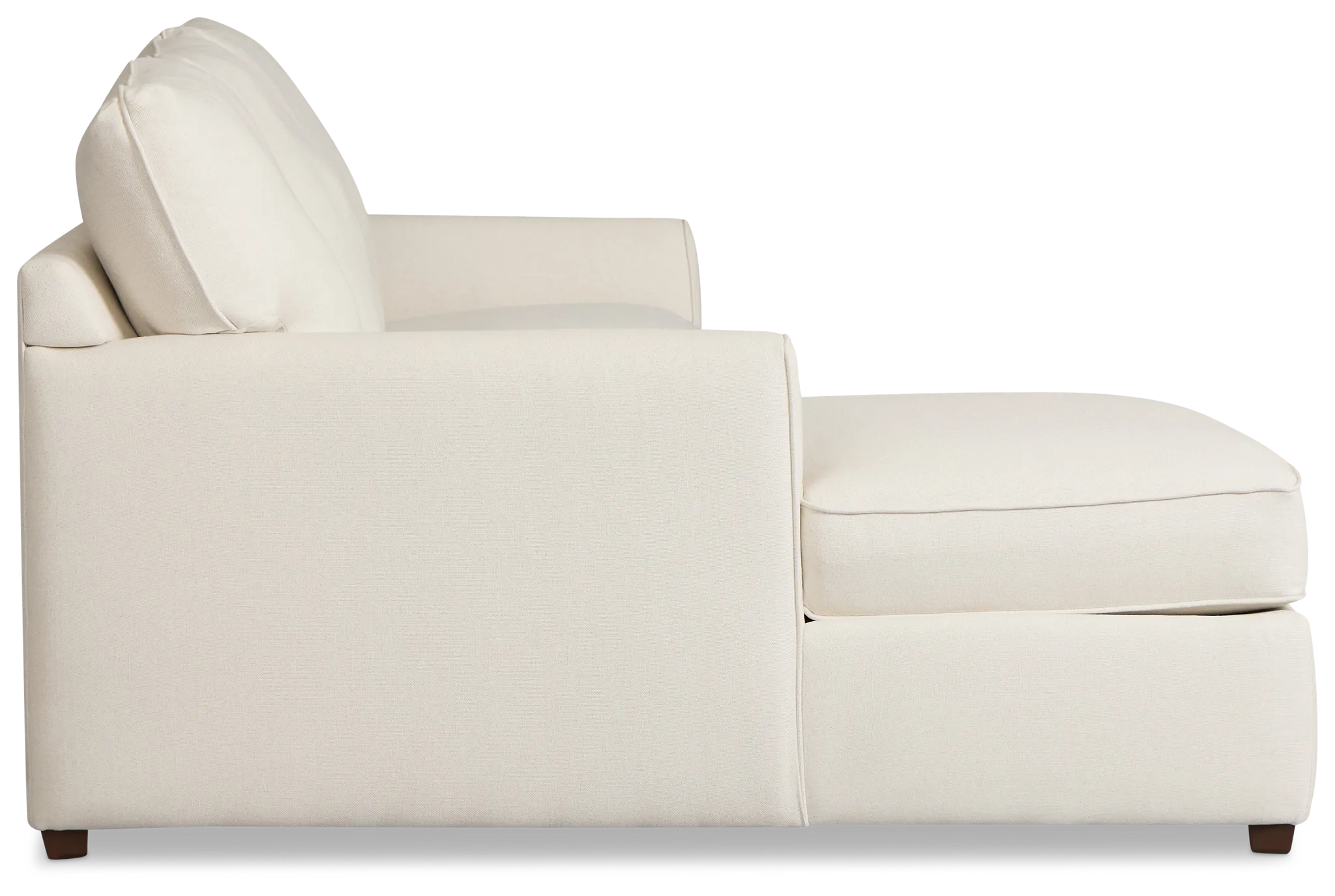 Tate Light Beige Fabric Left Chaise Sectional