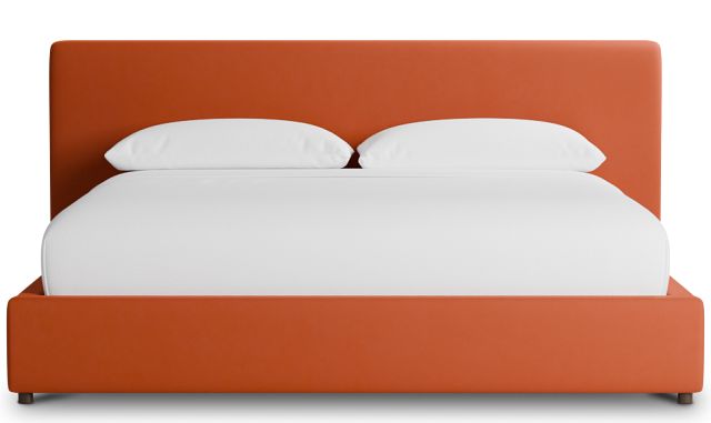 Grayton Joya Orange 44" Upholstered Platform Bed