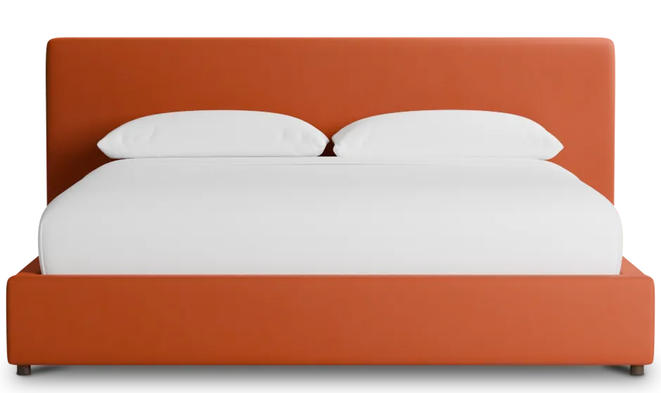 Grayton Joya Orange 44" Upholstered Platform Bed