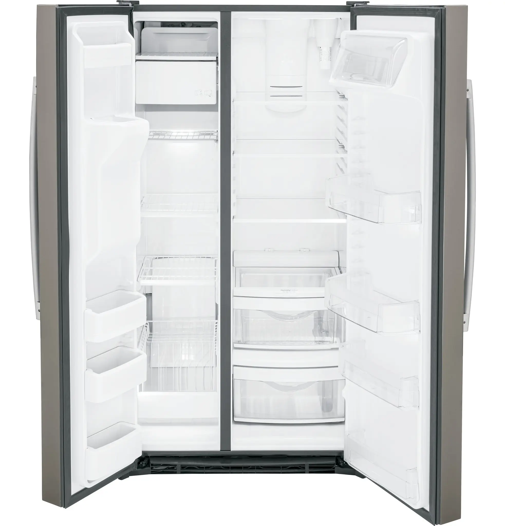 Ge Profile 25 Series Slate Side By Side Refrigerator Ge Profile 25 Series Slate Side By Side Refrigerator