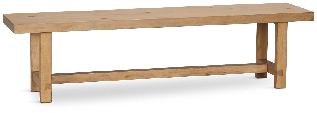 Vail Light Tone Dining Bench