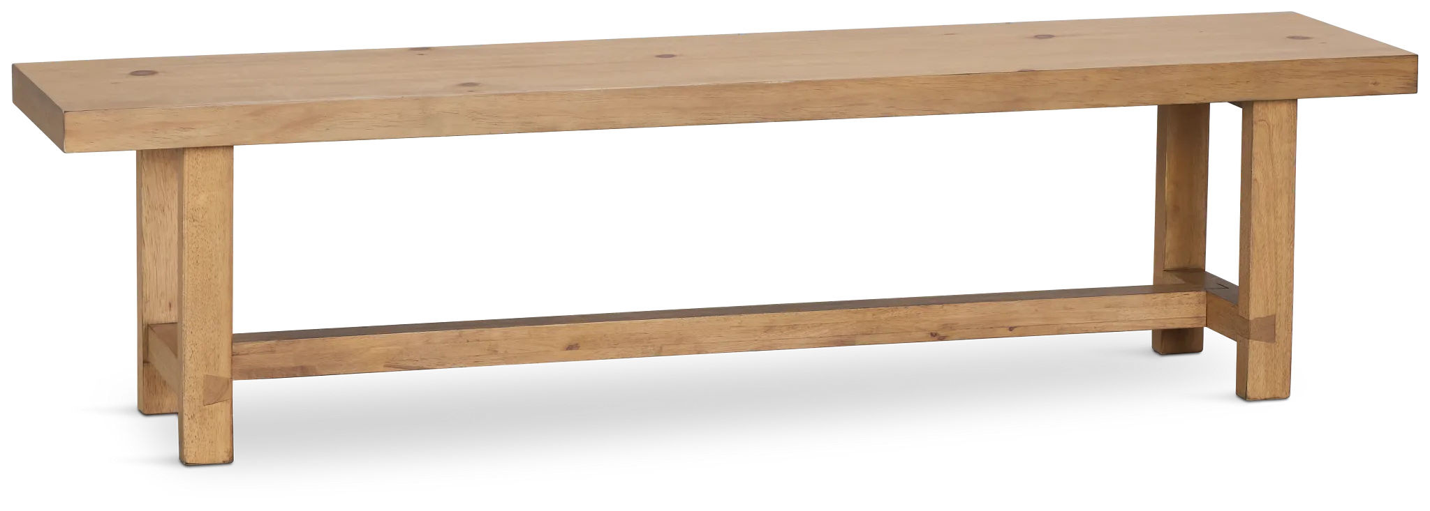 Vail Light Tone Dining Bench