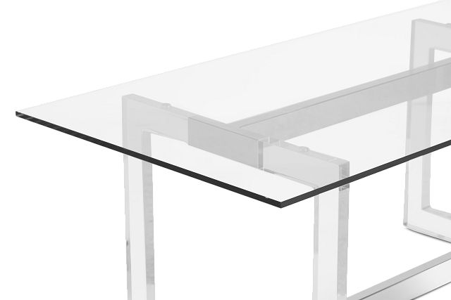 Denmark Acrylic Rectangular Coffee Table