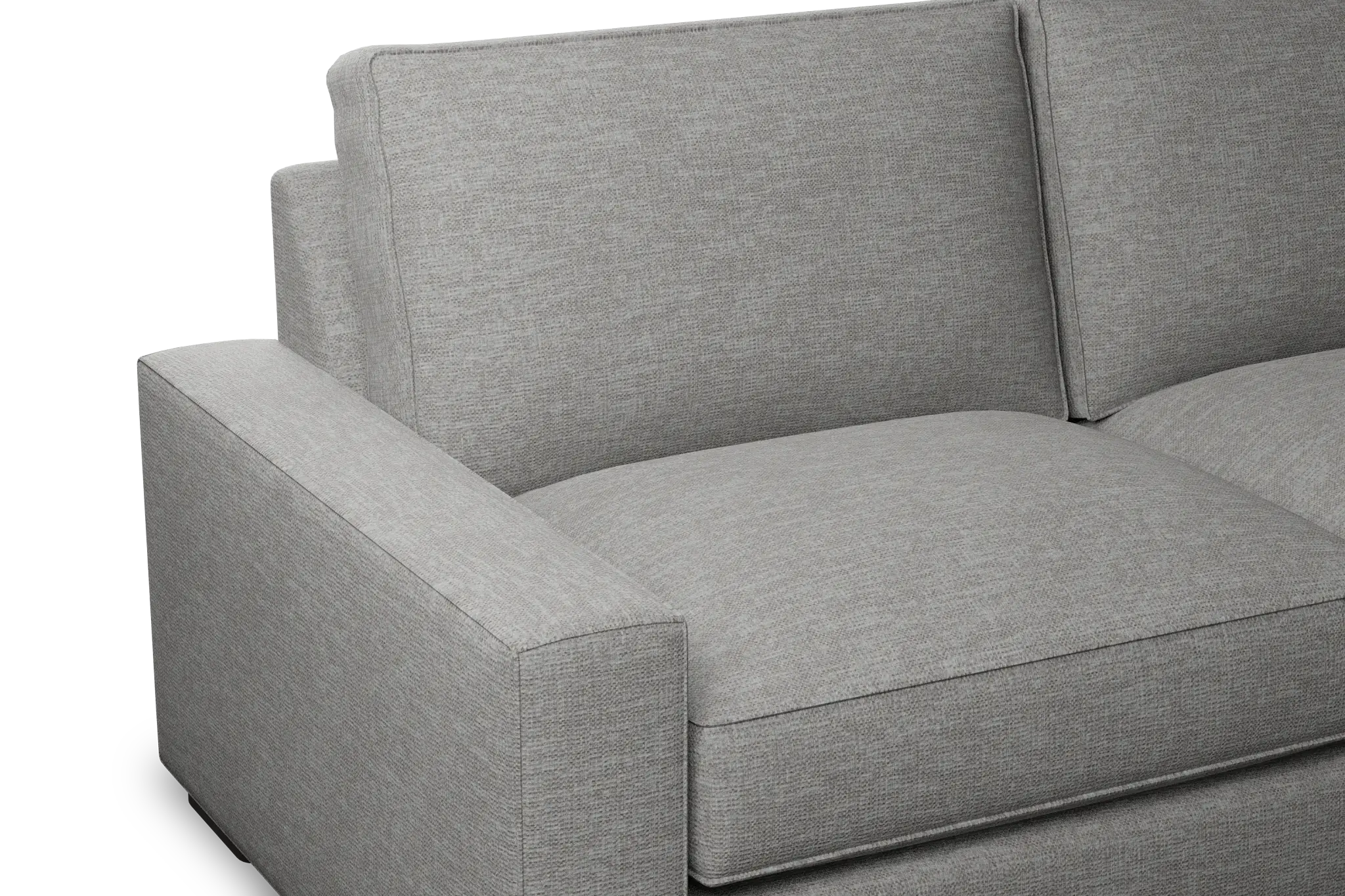 Edgewater Victory Gray 84" Sofa W/ 2 Cushions Edgewater Victory Gray 84" Sofa W/ 2 Cushions